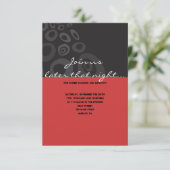 古代ツリーバーバルミツワーパーティーカード 招待状 (スタンド正面)