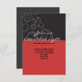 古代ツリーバーバルミツワーパーティーカード 招待状 (正面/裏面)