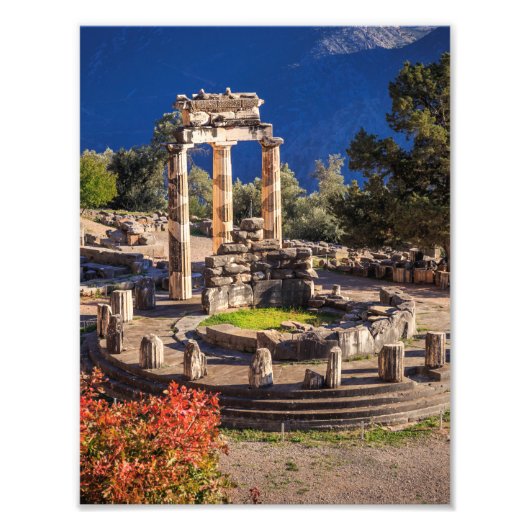 古代デルフィ（ギリシャ） フォトプリント            (正面)