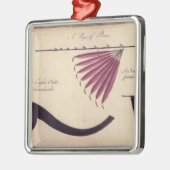 古代トマホーク、平和管および短剣、c.1590 メタルオーナメント (左)