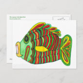 古代ナイルブルティフィッシュポストカード ポストカード (正面/裏面)