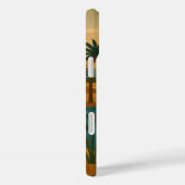 古代ナイルミスティークピラミッド金ゴールドティール(緑がかった色) Case-Mate iPhoneケース (裏面 / 右)