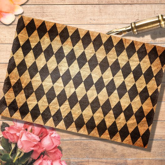 古代ハーレクインデクページティッシュペーパー 薄葉紙