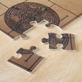 古代バイキング帆船4 ジグソーパズル (側面)