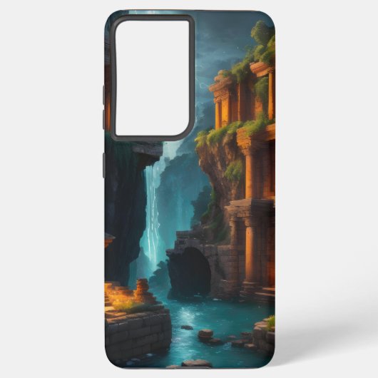 古代バスハウスミスティックプール SAMSUNG GALAXYケース (裏面)