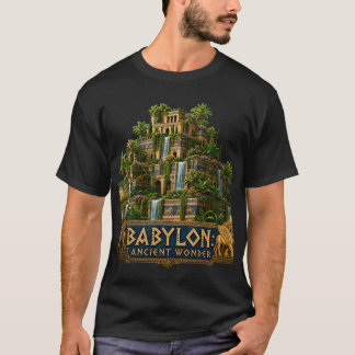 古代バビロン空中庭園世界遺産メソポ Tシャツ