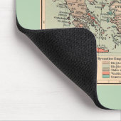 古代ビザンチン帝国地図 マウスパッド (コーナー)