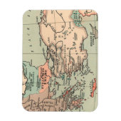 古代ビザンチン帝国地図 マグネット (縦)