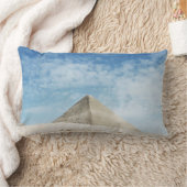 古代ピラミッドエジプト、ギーザの壮麗な台なし ランバークッション (ブランケット)