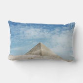 古代ピラミッドエジプト、ギーザの壮麗な台なし ランバークッション (裏面)