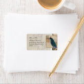 古代ピーコックマッチング住所 シール – アクアブルー (インサイチュ)