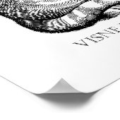 古代ファジー猫ポスター ポスター (角)