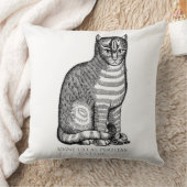 古代ファジー猫装飾用クッション クッション (ブランケット)