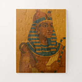 古代ファラオの肖像画ミスティックパズル ゴールド ジグソーパズル