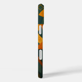 古代ファラオ威厳のあるミスティクティール（緑がかった色）金ゴールド Case-Mate iPhoneケース (裏面 / 右)