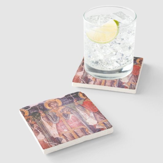 古代フレスココレクションマーブルコースター ストーンコースター (横)