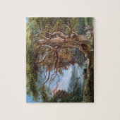 古代ブナの木1794年(キャンバスの油) ジグソーパズル (縦)