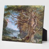 古代ブナの木1794 (キャンバス上の油) フォトプラーク (側面)