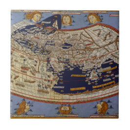 古代プトレマイオス世界地図、アルンスハイムのヨハネス タイル