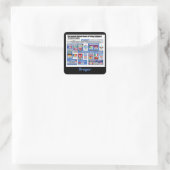 古代ヘブライ語で今日の諸民族は個人設定する スクエアシール (バッグ)