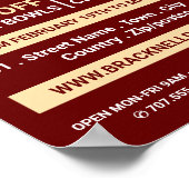 古代ポット、陶器店、陶芸家広告の ポスター (角)