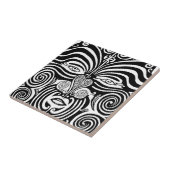 古代マオリのMokoの種族の入れ墨の設計 タイル (側面)