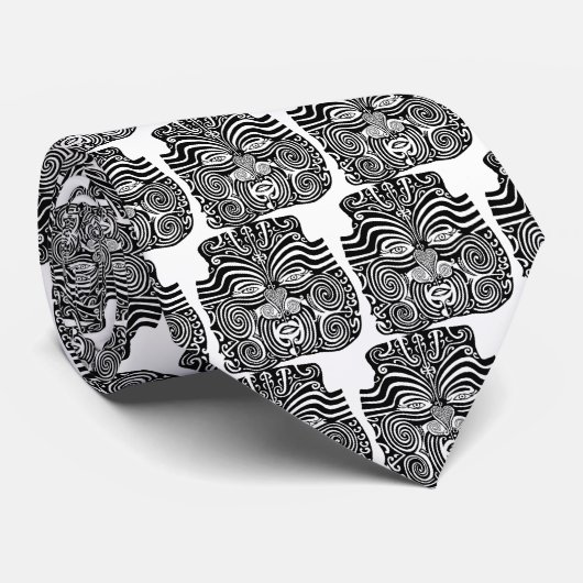 古代マオリのMokoの種族の入れ墨の設計 ネクタイ (ロール)