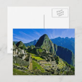 古代マチュピチュ2人の最後の避難所 ポストカード (正面/裏面)