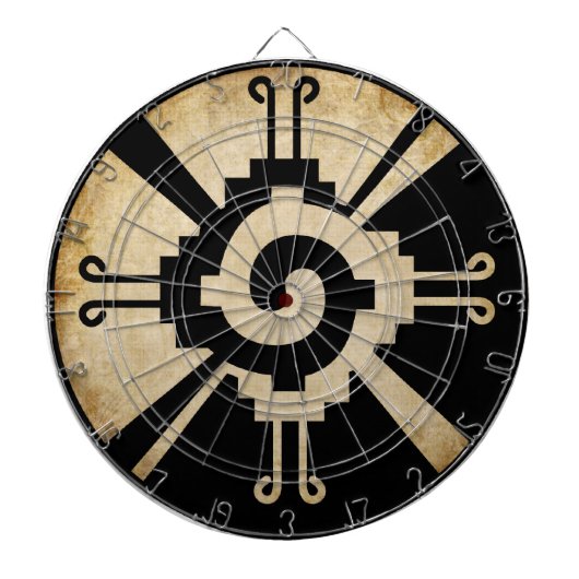 古代マヤのフナブ区 ダーツボード (正面)