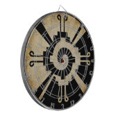 古代マヤのフナブ区 ダーツボード (正面左)