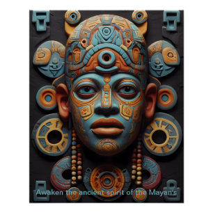 古代マヤの光の精神 ポスター