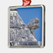 古代マヤ人を作る石の閉鎖 メタルオーナメント (左)