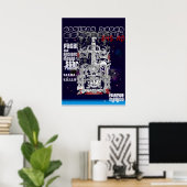 古代マヤ宇宙宇宙飛行士パカル ポスター (ホームオフィス)