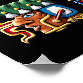 古代マヤ文字 ポスター (角)