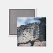 古代マヤ遺跡の写真デザイン色 マグネット (正面/裏面)