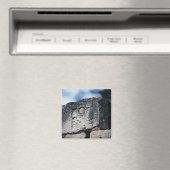 古代マヤ遺跡の写真デザイン色 マグネット (インサイチュ (食洗機))