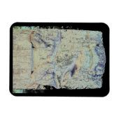 古代マヤ遺跡コパン・ホンジュラスの写真デザイン マグネット (横)