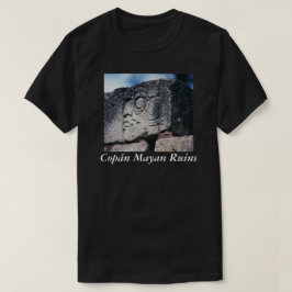 古代マヤ遺跡コパン・ホンジュラスの写真デザイン Tシャツ