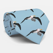 古代マリーナーアルバトロススカルのライム ネクタイ (ロール)