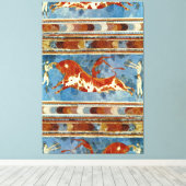 古代ミノアクレタフレスコ キャンバスプリント (インサイチュ (ウッドフロア))