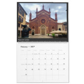 古代ミラモダンノ-イタリア-写真 カレンダー (2月 2027)