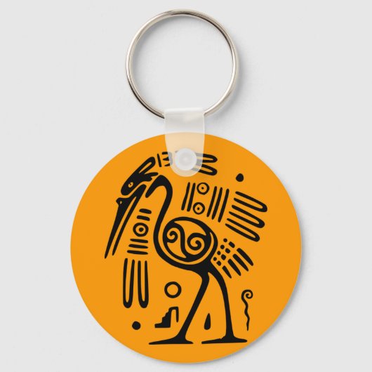 古代メキシコのキーチェーン キーホルダー (正面)
