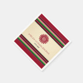 古代メキシコのサンセラプチンコデマヨパーティー スタンダードカクテルナプキン (角)