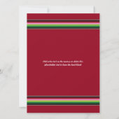 古代メキシコのサンセラペパーティー 招待状 (裏面)