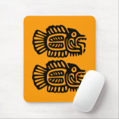 古代メキシコの魚芸術マウスパッド マウスパッド (マウス)