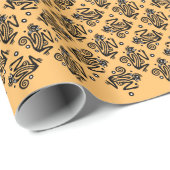 古代メキシコモチーフ ラッピングペーパー (ロールコーナー)