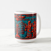 古代メソポタミアの聖なる樹 コーヒーマグカップ (正面右)