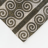 古代モザイクシェルパブランケット フリースブランケット (角)