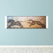 古代モザイク：虎の狩りA猪 キャンバスプリント (インサイチュ (ウッドフロア))