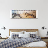 古代モザイク：虎の狩りA猪 キャンバスプリント (インサイチュ (寝室))